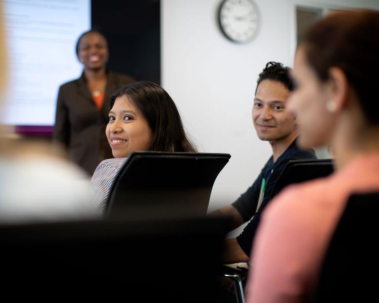 students in classroom