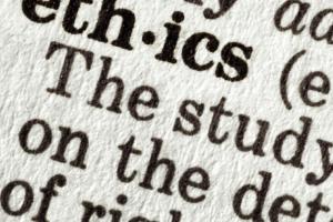 image of dictionary definition of ethics