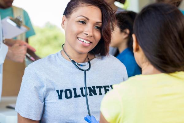 Nurse volunteer