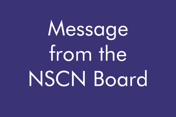Message from the NSCN Board text