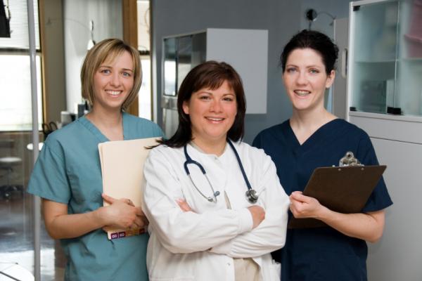 image of three nurses